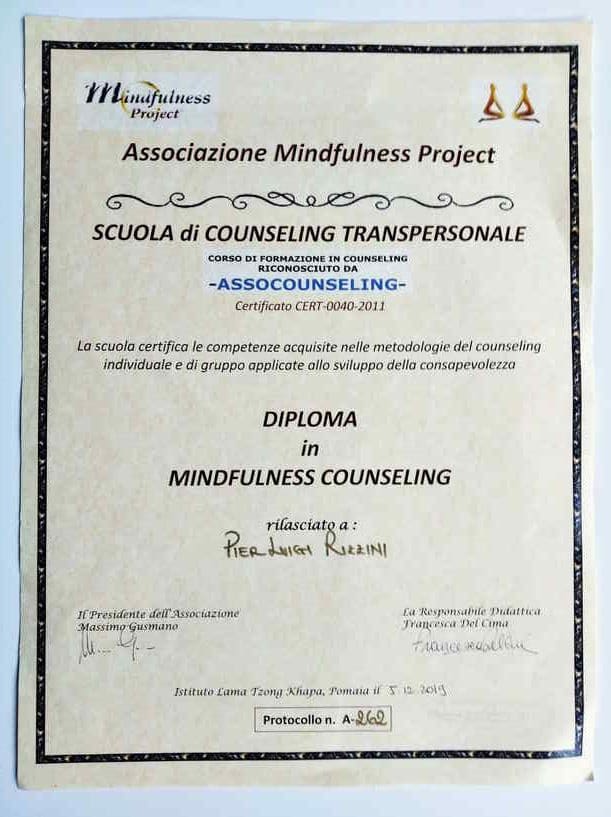 Diploma Mindfulness Counseling