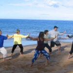 mindfulness on the beach