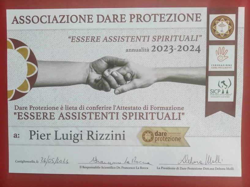 Certificato Assistente Spirituale