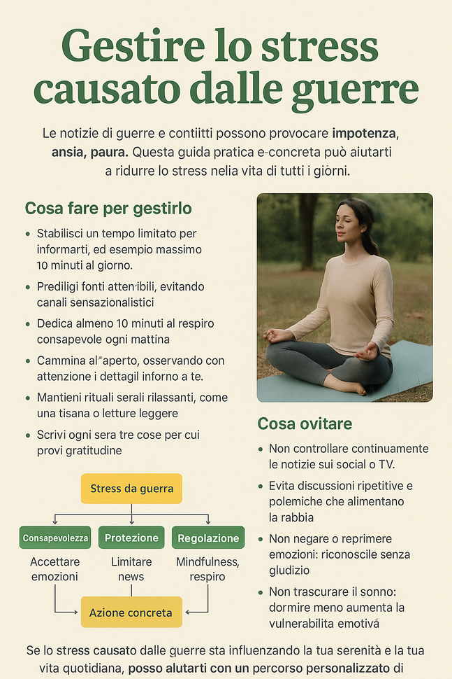 Mindfulness per guarire lo stress da guerra: una guida pratica.